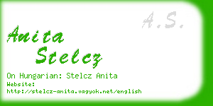 anita stelcz business card